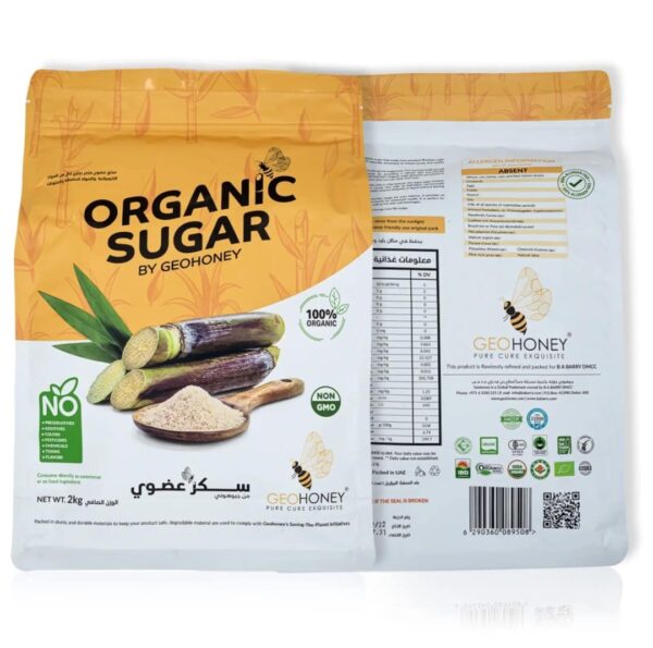 GeoHoney Organic Sugar 2 KG - Image 3